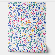 Fun doodle farbenfrohe, lebendige Formen