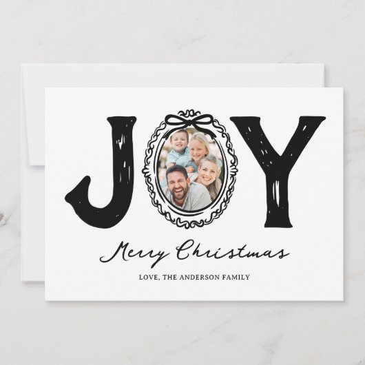 Fun Doodle Joy Foto Weihnachten (Vorderseite)