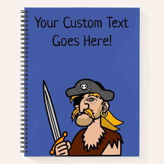 Fun Doppelseitiger Pirate Notizblock (Vorderseite)