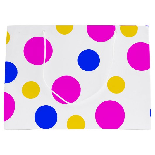 Fun Dots Große Geschenktüte (Vorderseite)