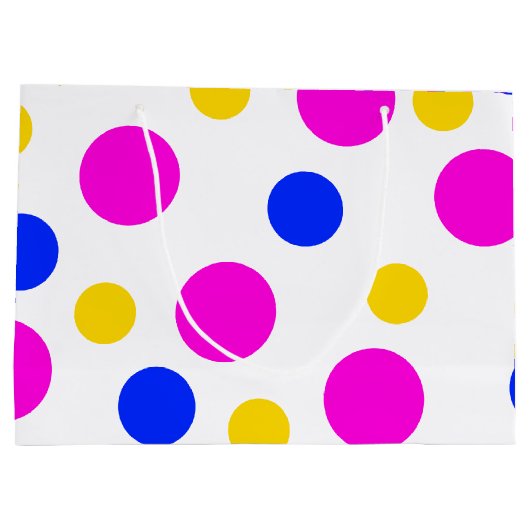 Fun Dots Große Geschenktüte (Rückseite)