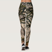 Fun Double Oak Tree Foto Print Leggings (Rückseite)