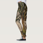 Fun Double Oak Tree Foto Print Leggings (Links)