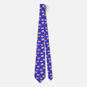 Fun Doughnut Gemustert Neck Tie Krawatte