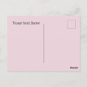 Fun Dounut Liebhaber hinzufügen Postkarte (Rückseite)