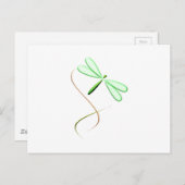 Fun Dragonfly Postkarte (Vorne/Hinten)