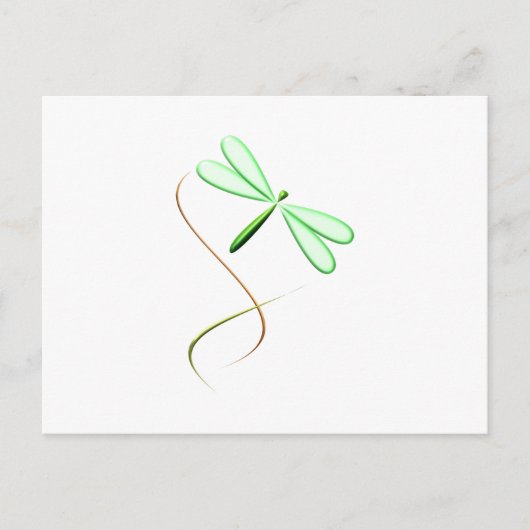 Fun Dragonfly Postkarte (Vorderseite)