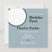 FUN DREI PIRATEN THEMED BIRTHDAY CAKE EINLADUNG (Rückseite)