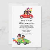 Fun Drive by Birthday Party Einladung (Vorderseite)