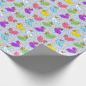 Fun Ducks Wrapping Paper Geschenkpapier (Ecke)