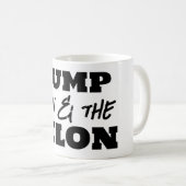 Fun Dump Elon und Felon Kaffeetasse (VorderseiteRechts)