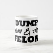 Fun Dump Elon und Felon Kaffeetasse (Mittel)