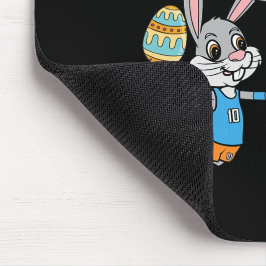 Fun Easter Egg Bunny Dunk Basketball Spiel Osterfe Mousepad (Ecke)
