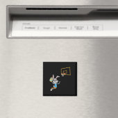 Fun Easter Egg Bunny Dunk Bysketbyll Game Oster K Magnet (In Situ (Geschirrspüler))