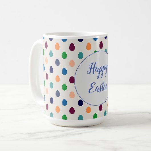 Fun Easter Eggs Kaffeetasse (Vorderseite Links)