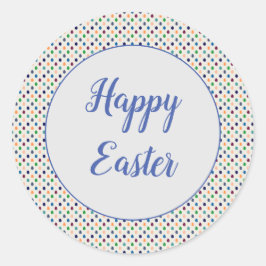 Fun Easter Eggs Runder Aufkleber