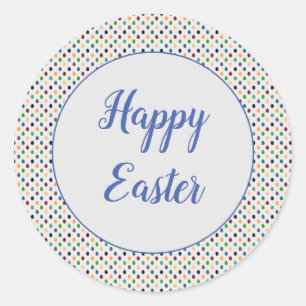 Fun Easter Eggs Runder Aufkleber