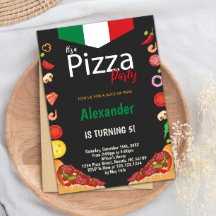 Fun Editable Food Theme Card für Kinder und Erwach Einladung