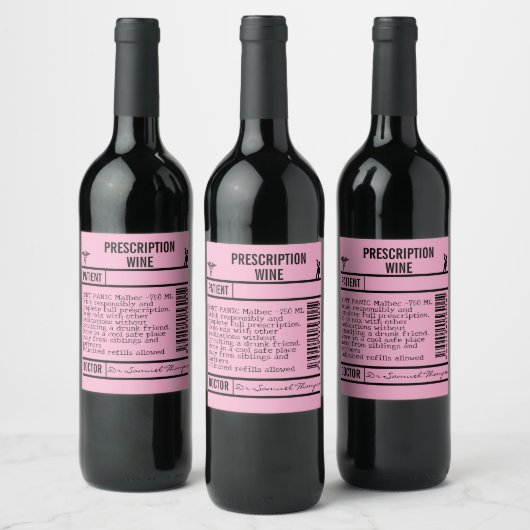 FUN editable Wine Labels for WINE Weinetikett (Flaschen)