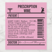 FUN editable Wine Labels for WINE Weinetikett (Einzelnes Label)