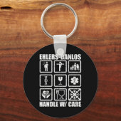 Fun Ehlers Danlos Syndrome Awareness Gift Men Wome Schlüsselanhänger (Vorderseite)
