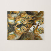 Fun Eichhörnchen Tierwelt Natur Kunst Puzzle (Horizontal)