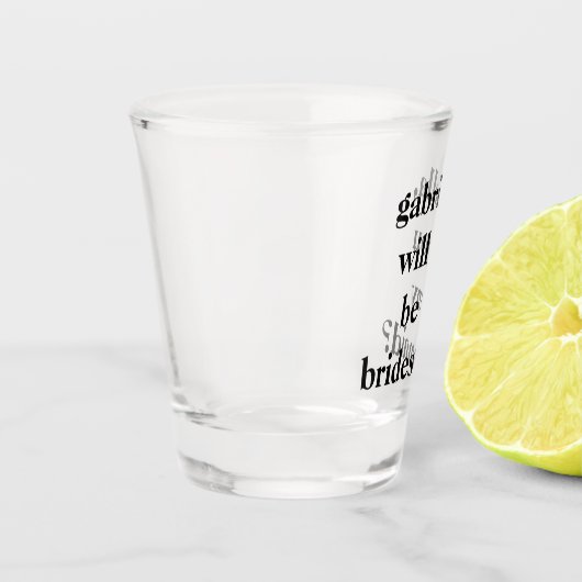 Fun Einzigartige Niedliche Bridesmaid Vorschlag Pe Schnapsglas (Links)