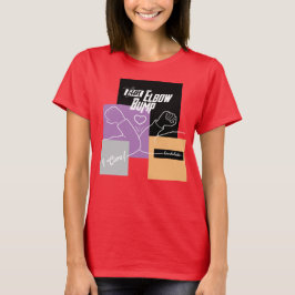 Fun Elbow Bump Handshake, soziale Distanz T-Shirt