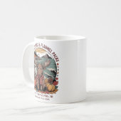 Fun Elch Flannel Custom Fall Acadia Maine Kaffeetasse (Vorderseite Links)