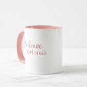 Fun Eleganine Feminine Personalisiertes Geschenk # Tasse (Vorderseite Links)