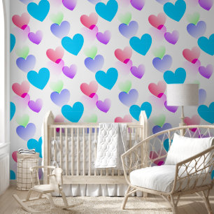 Fun & Elegante Farbenfrohe Kunst-Muster Tapete