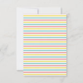 Fun Elephant Baby Shower Book for Baby Einladung (Rückseite)