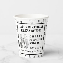 Fun Elephant Birthday Party Paper Cup Pappbecher