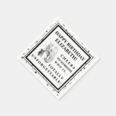 Fun Elephant Geburtstagsparty Napkins Serviette (Ecke)