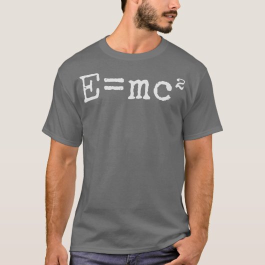 Fun Emc equation Science Physics Relity T-Shirt (Vorderseite)