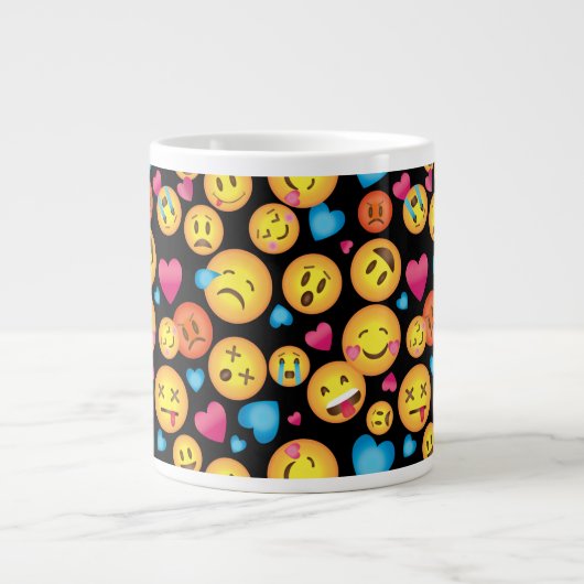 Fun Emoji Print Tasse ,Großes Geschenk unter 20.00 (Vorderseite)