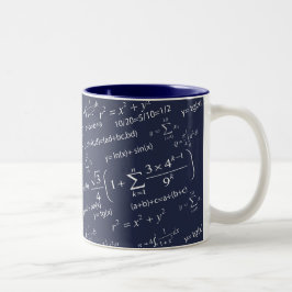 Fun Equations für Mathematiklehrer und Studierende Zweifarbige Tasse