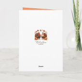 Fun Erntedank Urlaubskarte Dankeskarte (Rückseite)