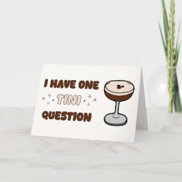 Fun Espresso Martini Niedlich Einzigartig Funny Br Karte