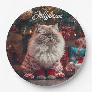 Fun Exotic Kurzhaar Weihnachten Personalisiert Pappteller