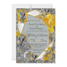 Fun Expressive in den Blätter Gelbe und Graue Pfla