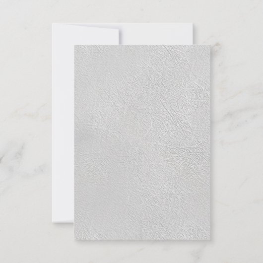 Fun Expressive in den Blätter Gelbe und Graue Pfla RSVP Karte (Rückseite)