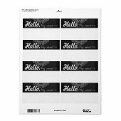 Fun Extravagante Party Name Tags (Vorne)