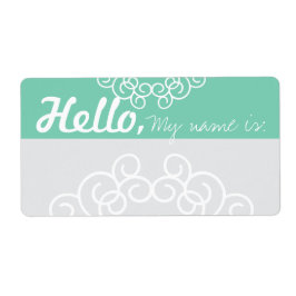 Fun Extravagante Party Name Tags - Meeresfrüchte &