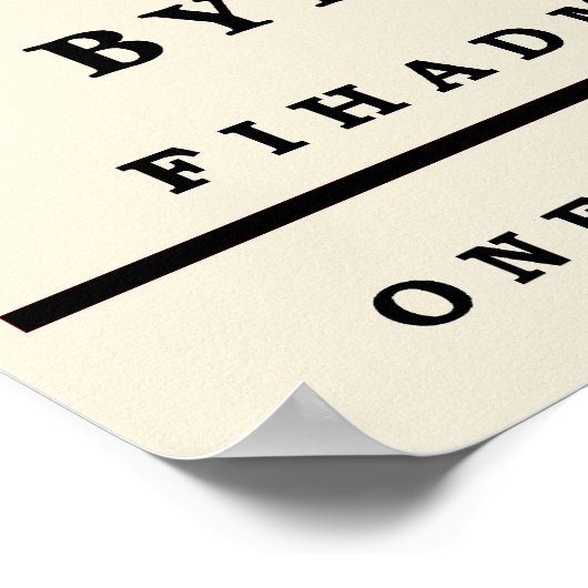 Fun Eye Chart Wall Poster (Ecke)