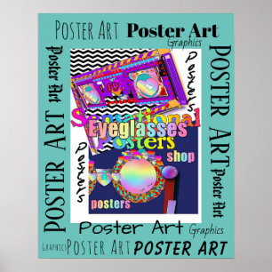 Fun Eyeglasses Poster Art
