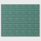 Fun Fa La Bow Vintage Noten Personalisiert Geschenkpapier (Flach)