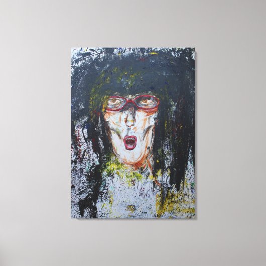 Fun Face Wrapped Canvas! Leinwanddruck (Vorderseite)