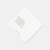 Fun Fact Cocktail Napkins Serviette (Ecke)