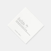 Fun Fact Cocktail Napkins Serviette (Ecke)